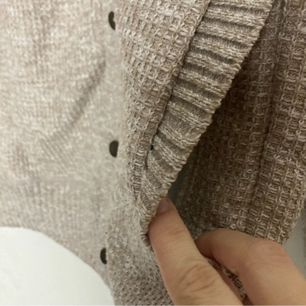 Buffalo David Bitton XL Waffle Knit Fleece Lining Snap Button Weaver Jacket - Picture 5 of 13